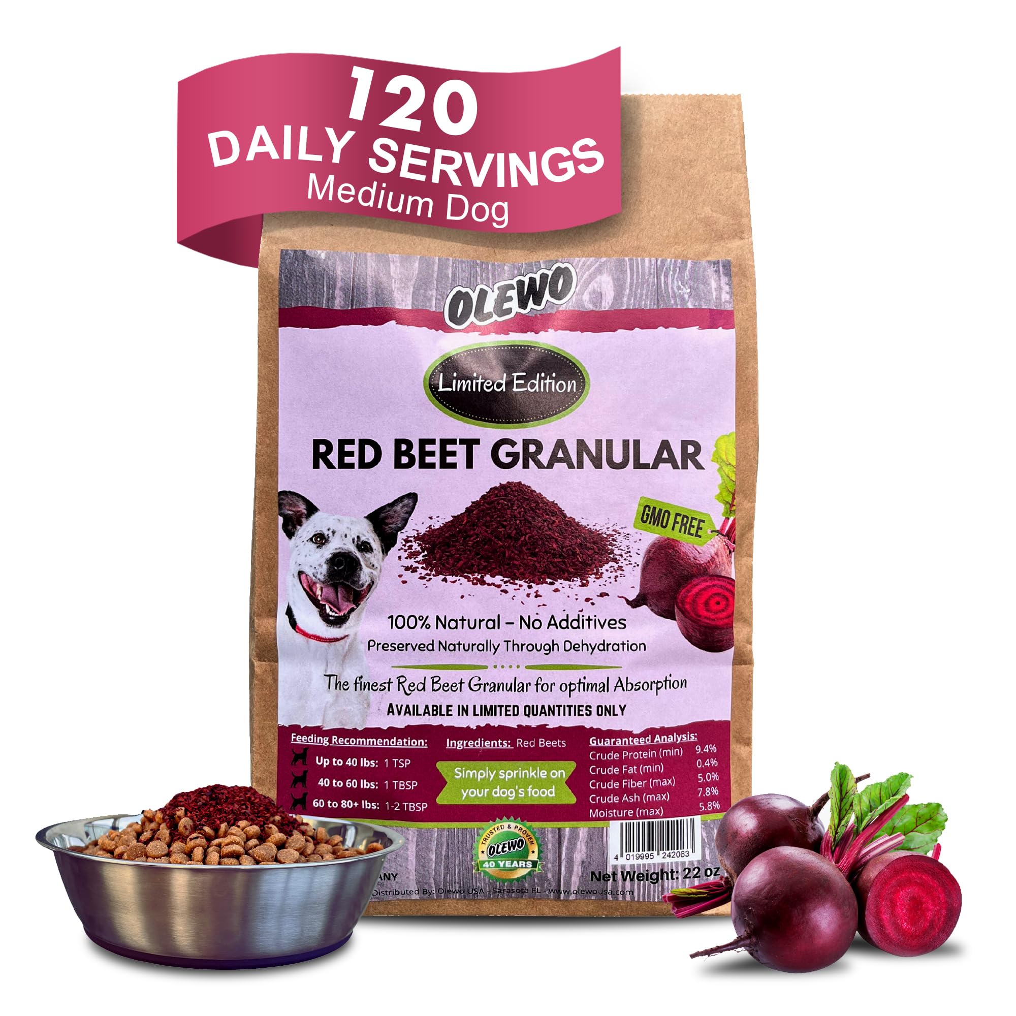 GraySnout Red Beet Dog Food Topper (22oz)