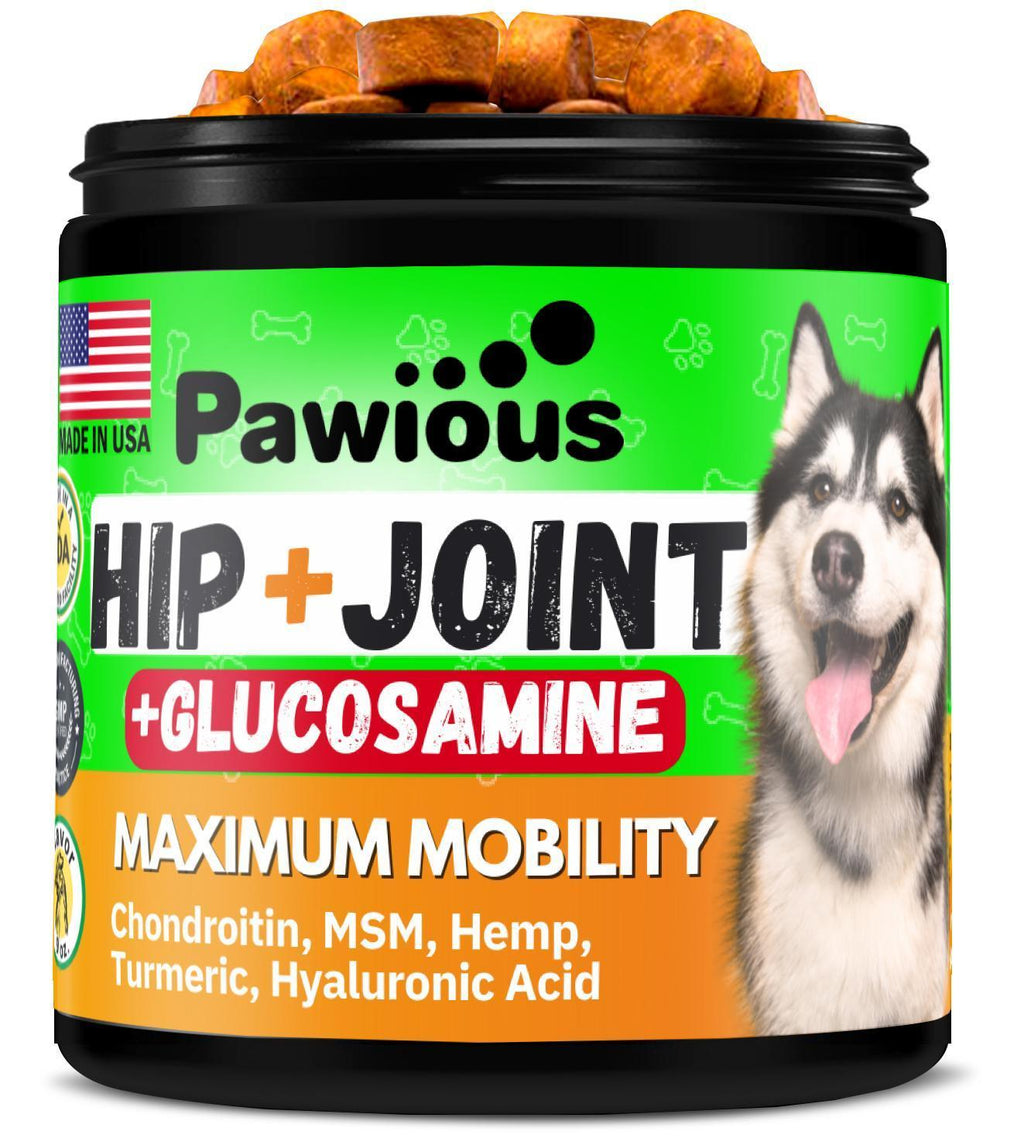 GraySnout Hip & Joint Supplement Chews for Dogs — 120 Count