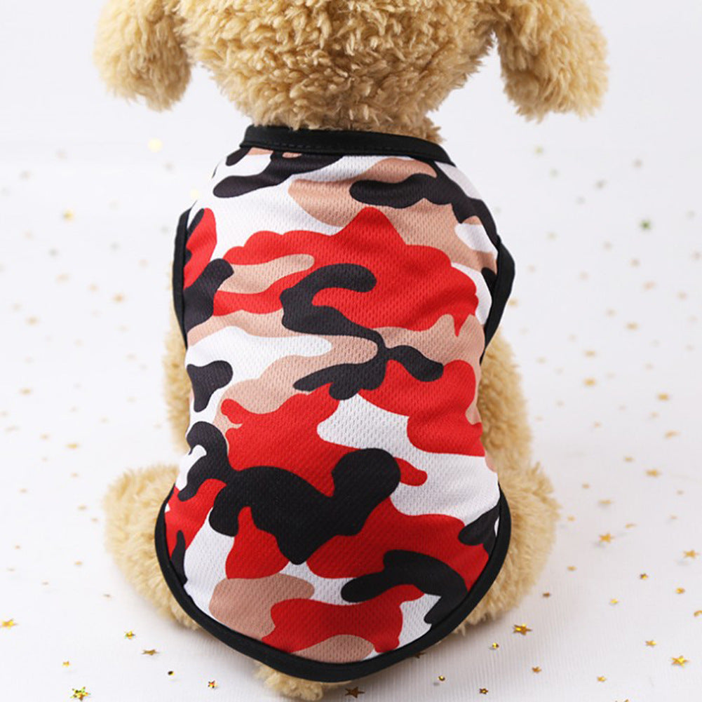 GraySnout Mesh Camo Dog Vest — Lightweight Breathable Style