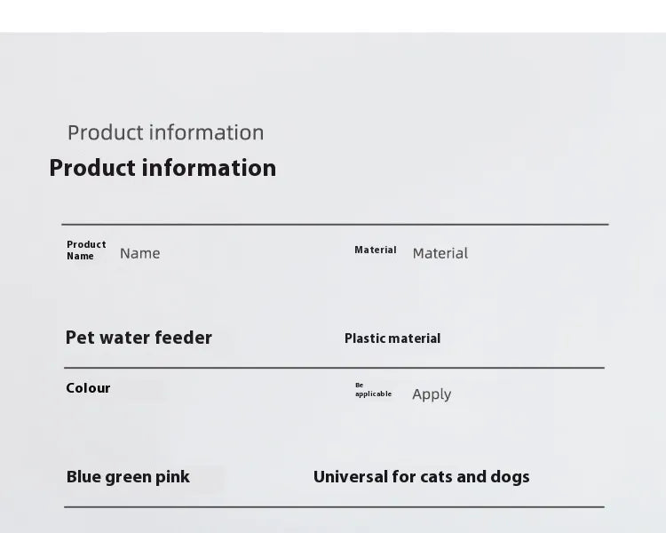 Automatic Pet Feeder & Water Dispenser