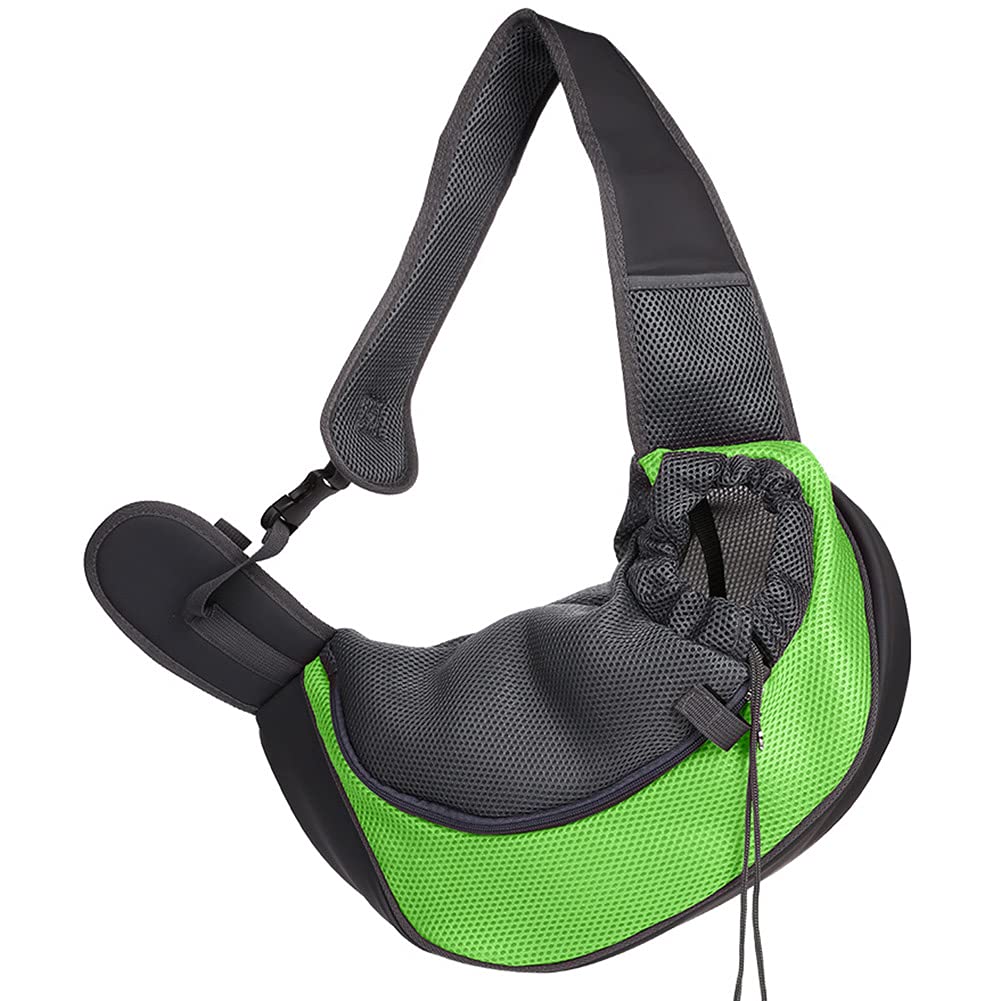 GraySnout Mesh Pet Sling Carrier — Hands-Free Travel Bag