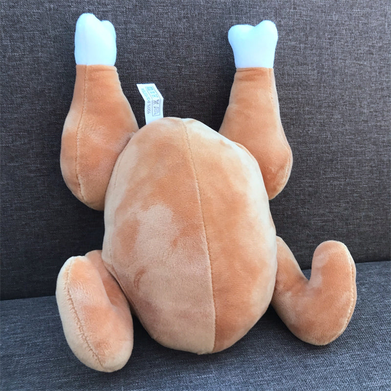 GraySnout Bite-Resistant Food-Shaped Plush Dog Toy Set