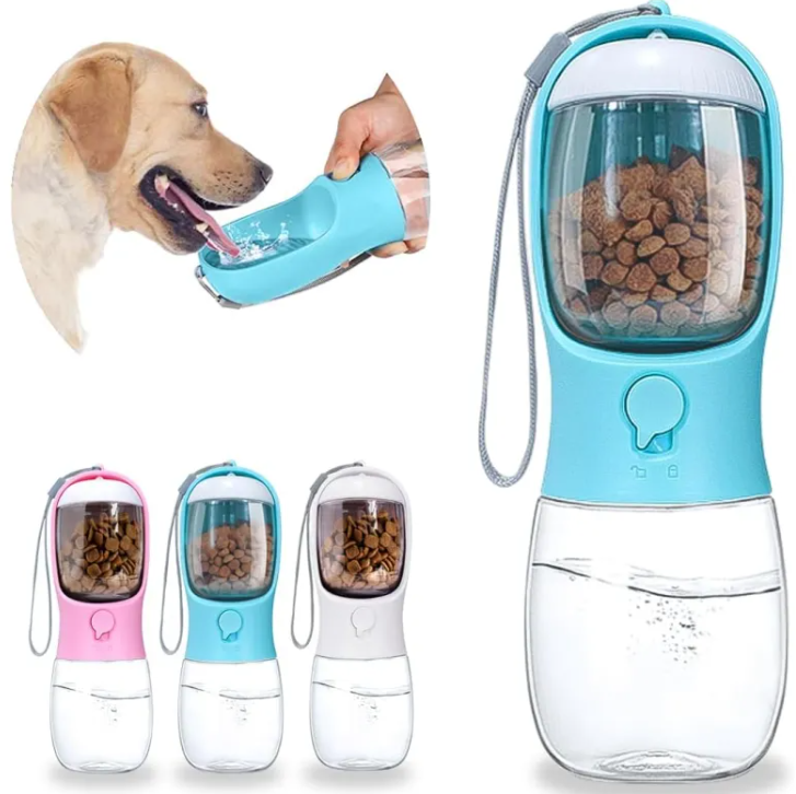GraySnout Portable Dog Water Bottle — Leak-Proof Travel Hydration Dispenser
