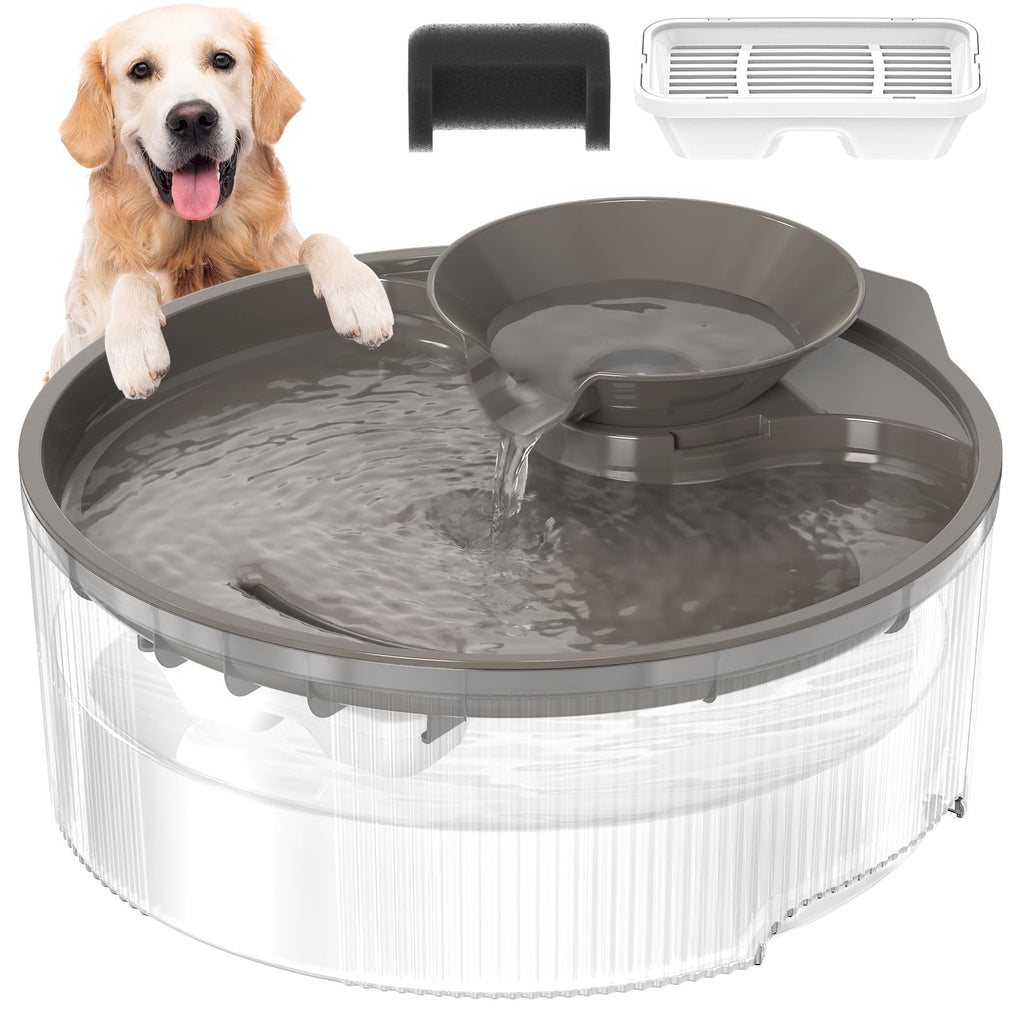 GraySnout 1.3-Gallon Water Fountain — Multi-Pet Hydration Bowl