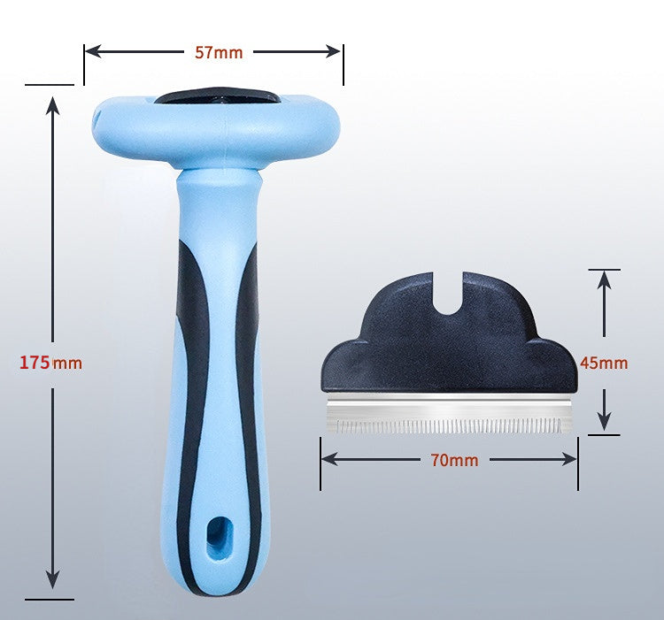 GraySnout Hair Removal Comb Set for Dogs & Cats