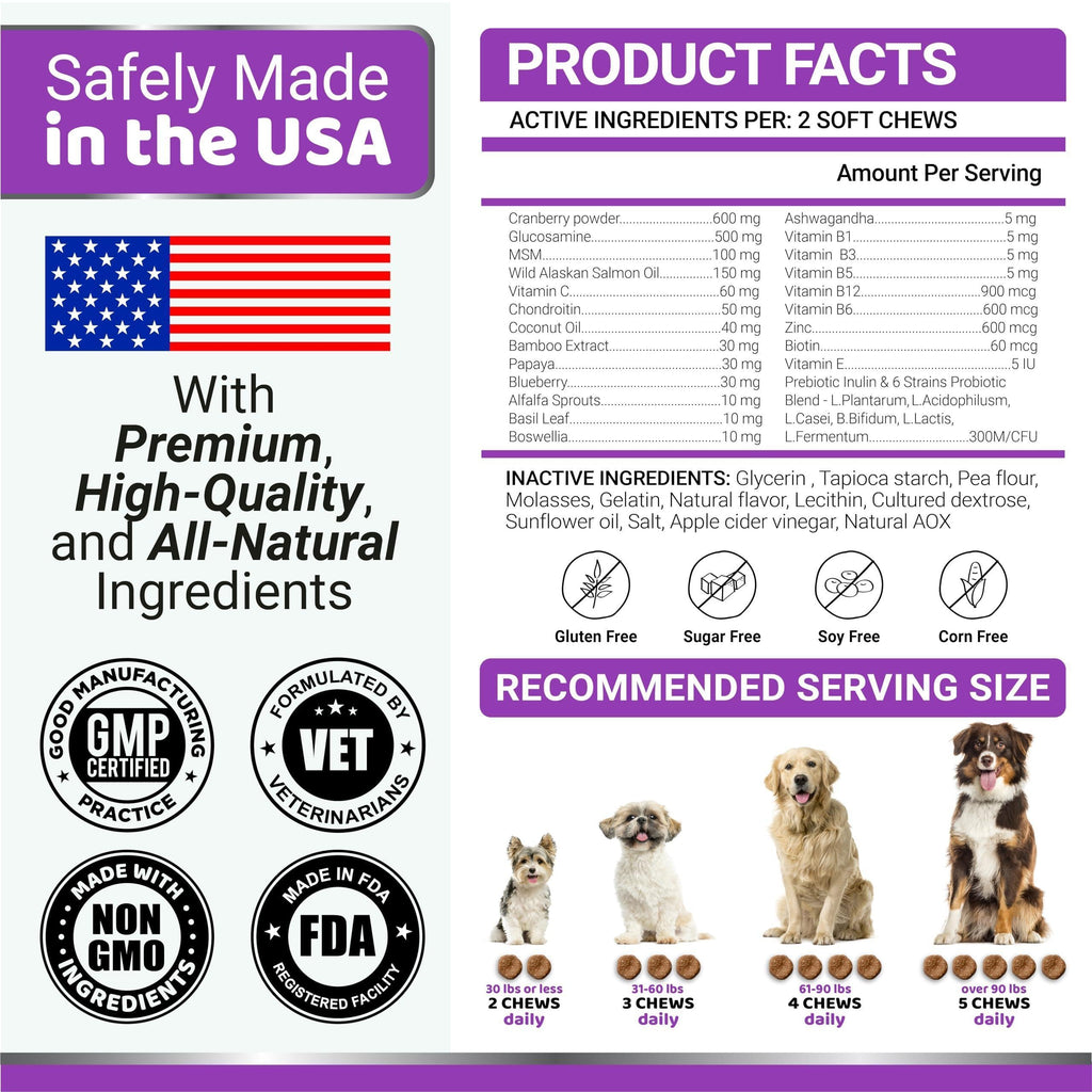 GraySnout 23-in-1 Senior Multivitamin Chews — 170 Treat Count
