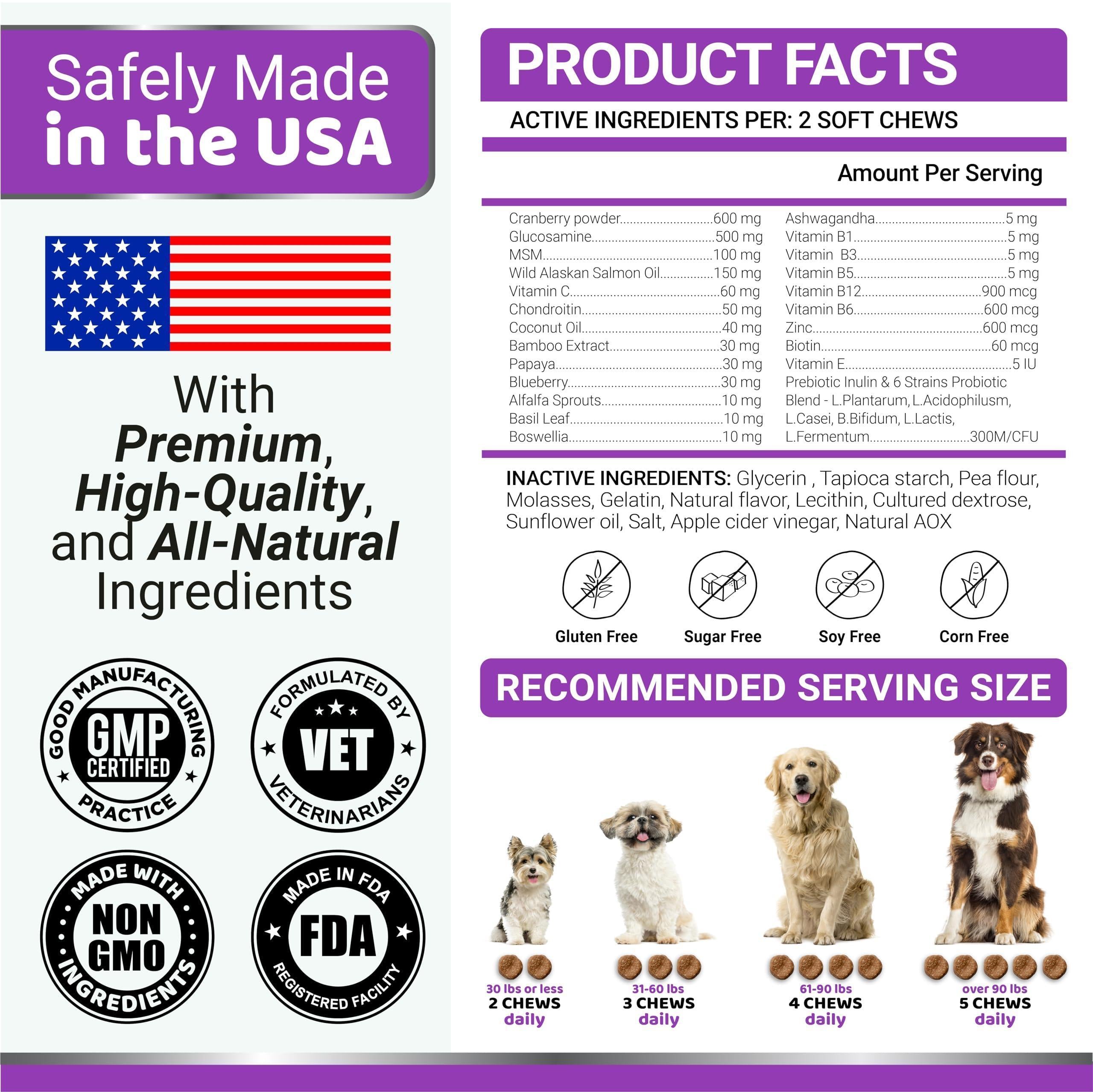 GraySnout 23-in-1 Senior Multivitamin Chews — 170 Treat Count