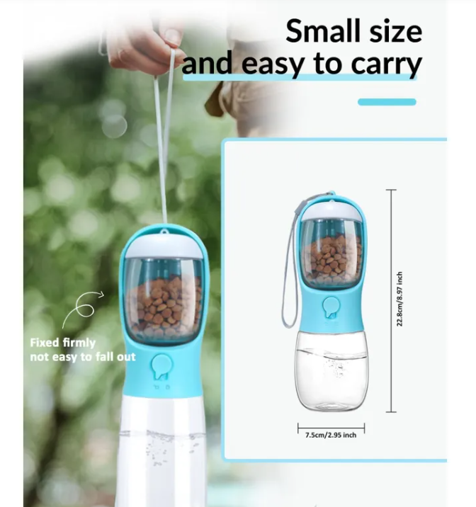 GraySnout Portable Dog Water Bottle — Leak-Proof Travel Hydration Dispenser