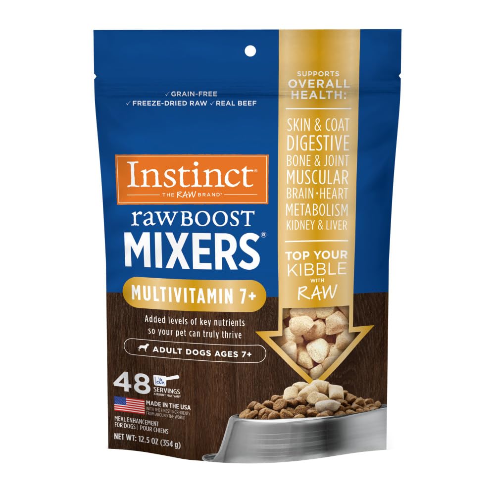 Instinct Raw Boost Mixers Freeze-Dried Dog Food Topper — Senior Formula