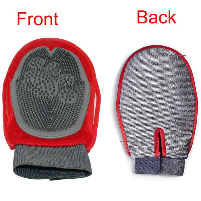 GraySnout Double-Sided Massage & Bathing Glove