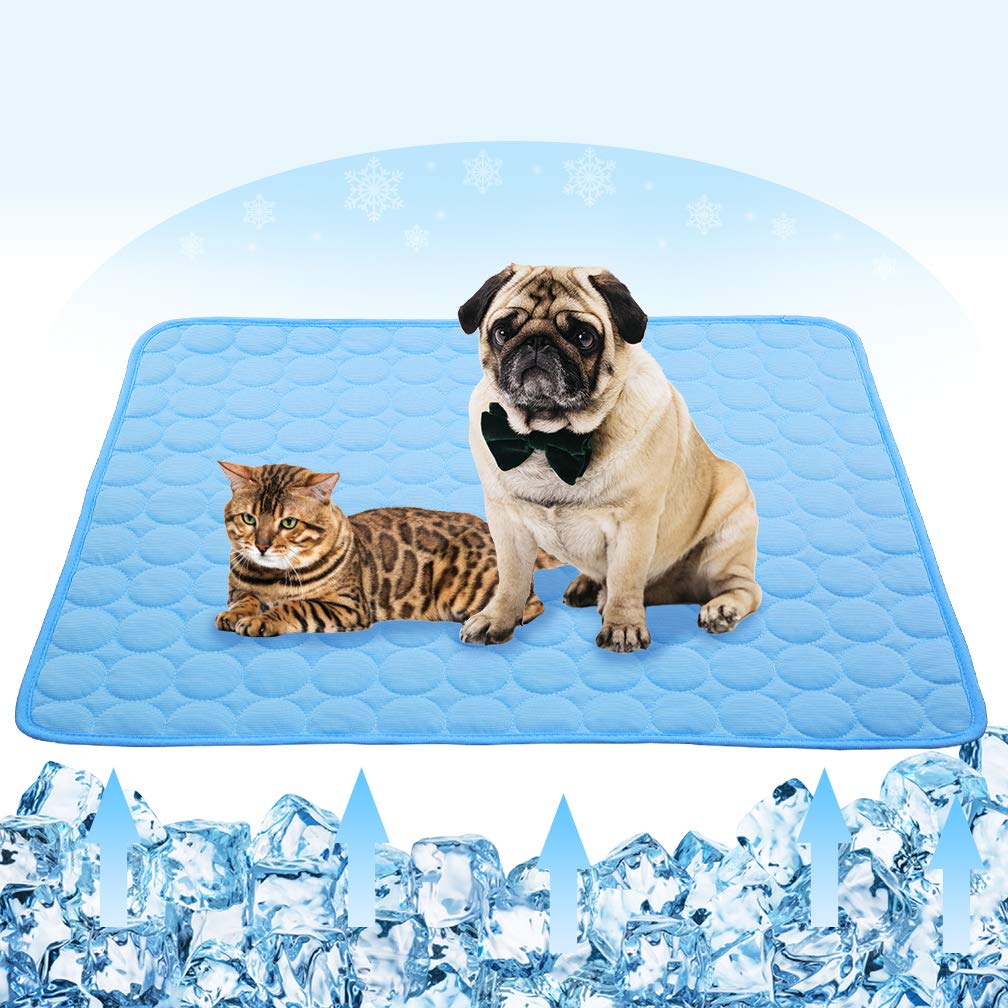 GraySnout Ice Silk Cooling Mat — Self-Cooling Breathable Pet Pad