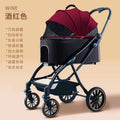 GraySnout Auto-Fold Electric Pet Stroller — Senior Dog Luxury Ride