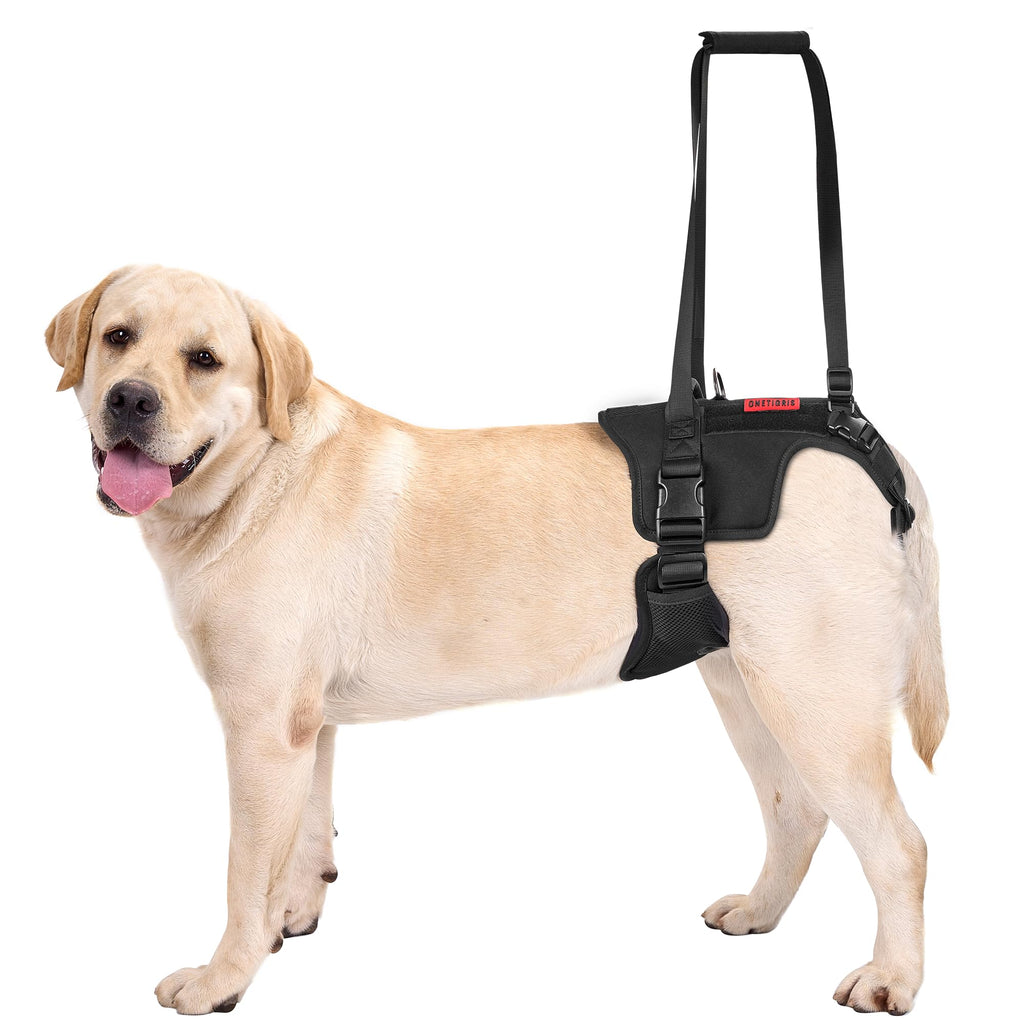 OneTigris Victus Support HarnessLightweight & Simple Mobility Assistance Vest with Grab Handle | Pet Lifting Rehabilitation Gear | Rear Leg Support Straps