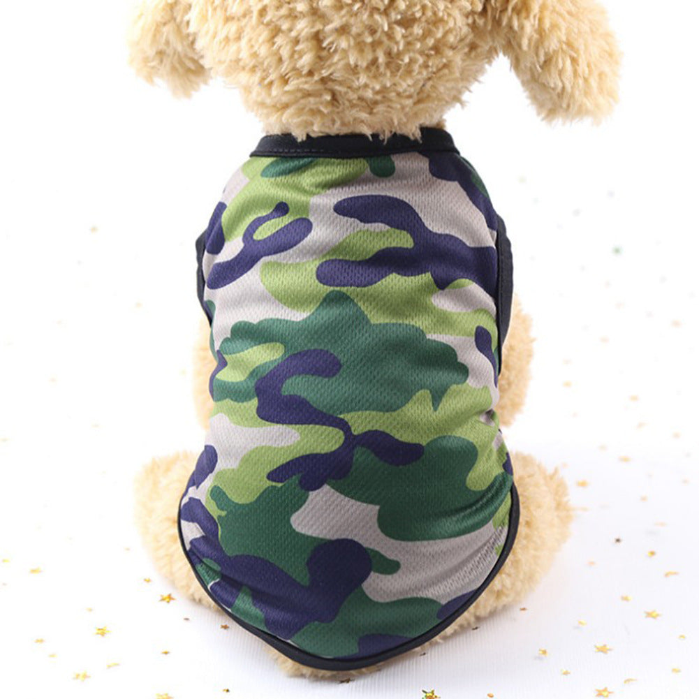 GraySnout Mesh Camo Dog Vest — Lightweight Breathable Style