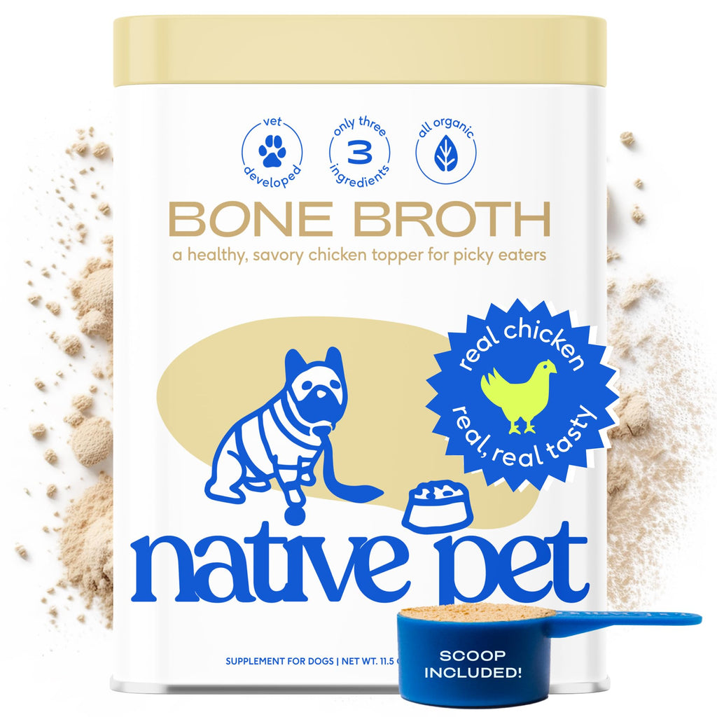 Native Pet Bone Broth Powder for Dogs & Cats — 11.5 oz