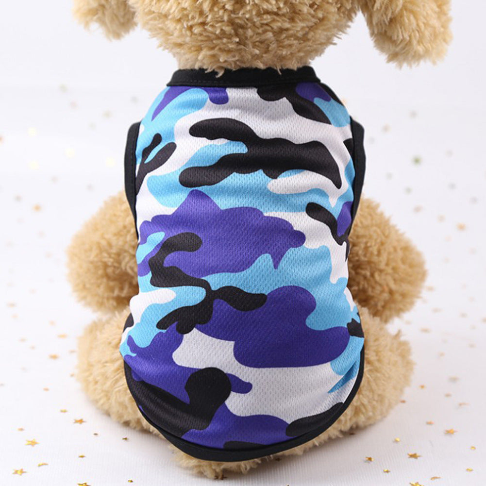 GraySnout Mesh Camo Dog Vest — Lightweight Breathable Style