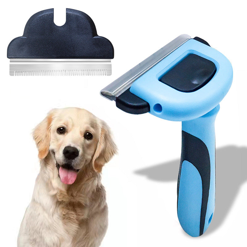 GraySnout Hair Removal Comb Set for Dogs & Cats