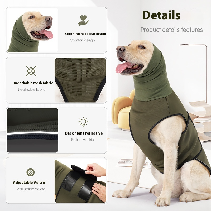GraySnout Anti-Anxiety Calming Jacket for Dogs — Soothing Vest