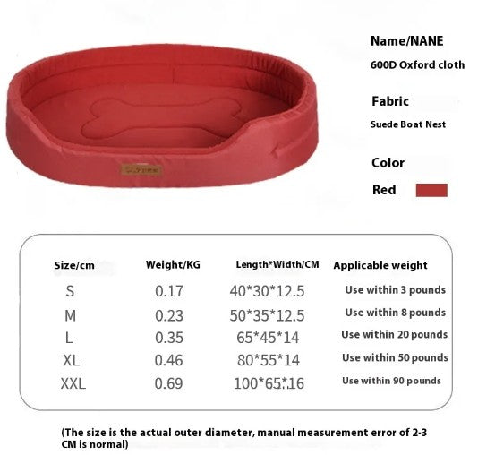 GraySnout Waterproof Polar Fleece Dog Bed