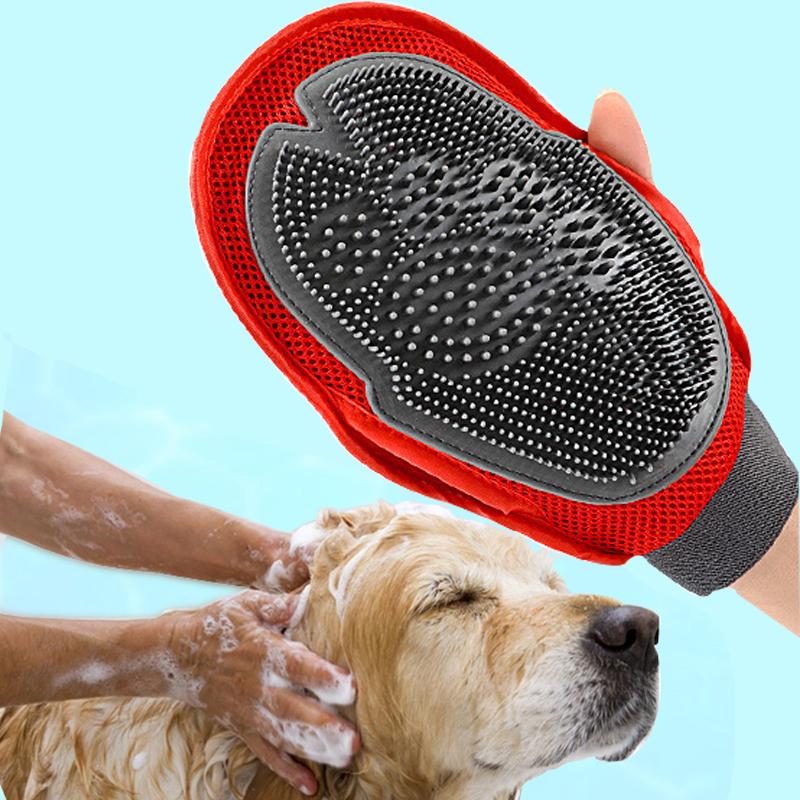 GraySnout Double-Sided Massage & Bathing Glove