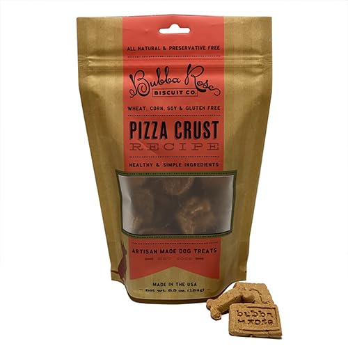 Bubba Rose Pizza Crust Dog Biscuits — Allergy-Friendly (6.5oz)