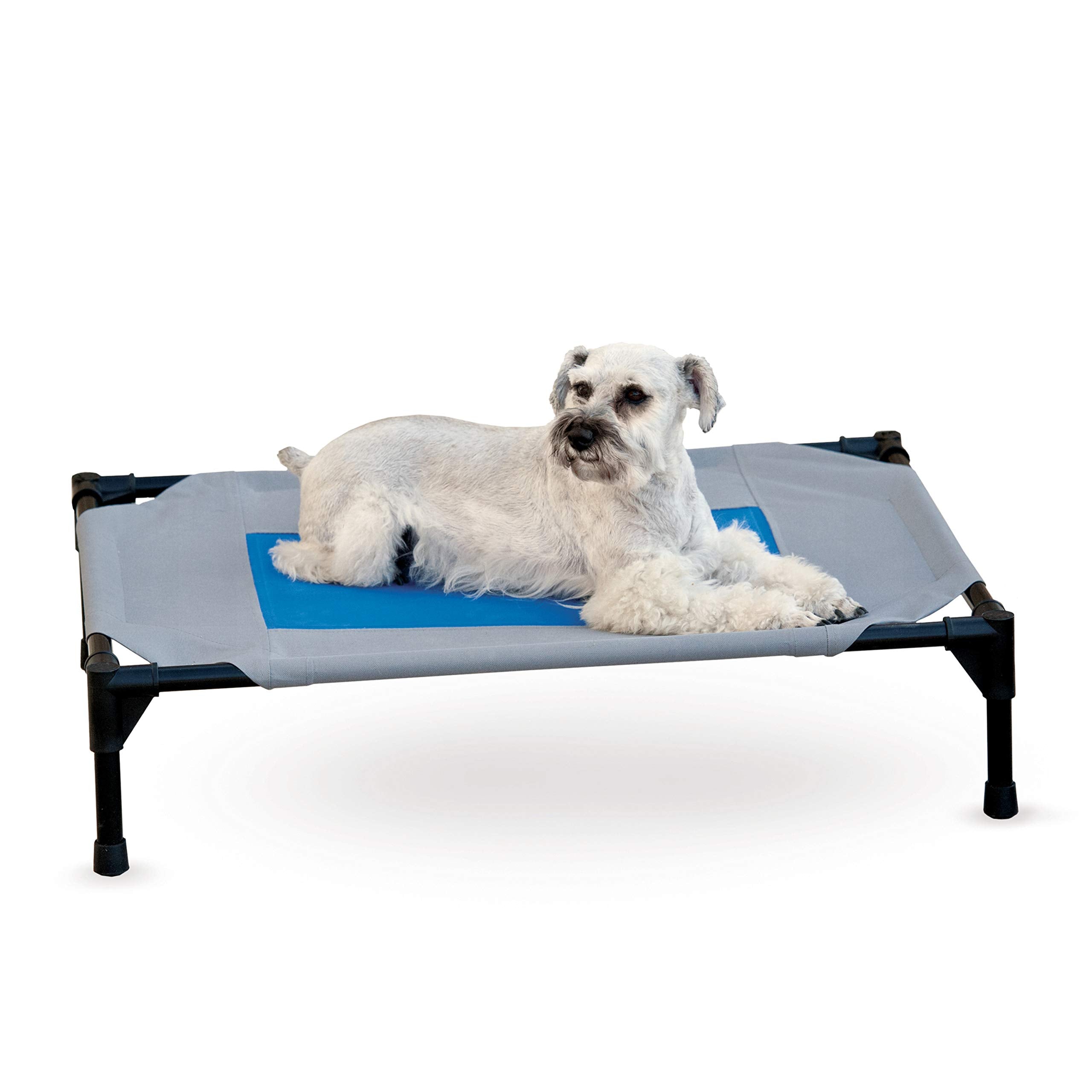 GraySnout Elevated Cooling Cot — Raised Outdoor Dog Bed with Cool Core
