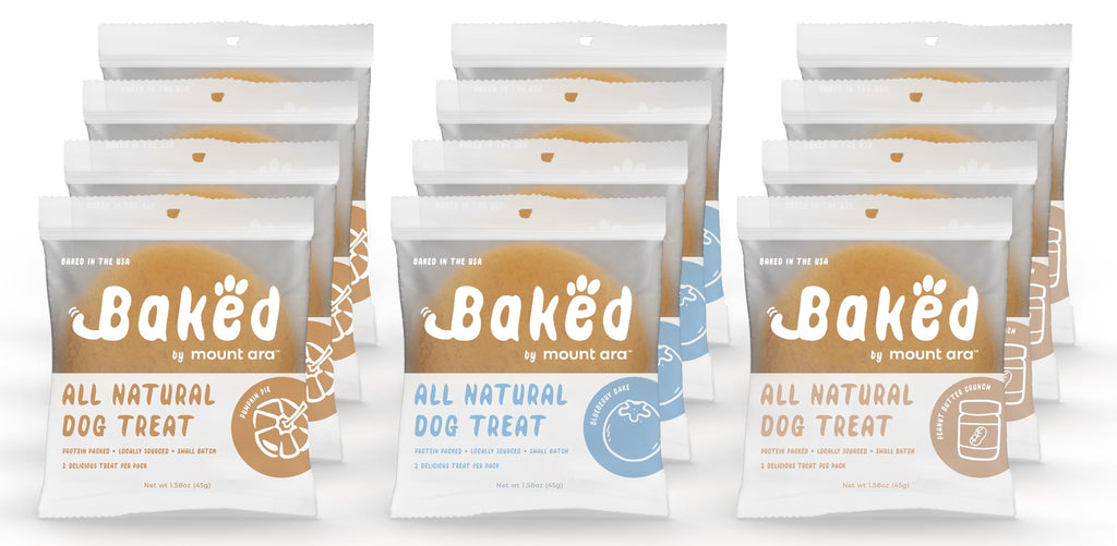 GraySnout Wholesome Dog Biscuits — Human-Grade Peanut Butter Treats 24-Pack