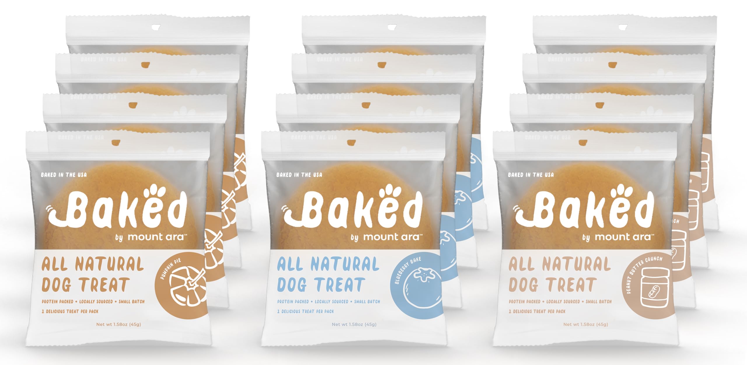 GraySnout Wholesome Dog Biscuits — Human-Grade Peanut Butter Treats 24-Pack