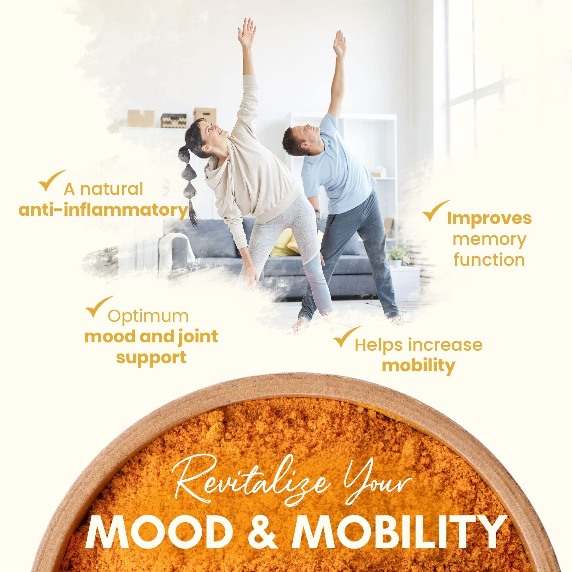 GraySnout Turmeric Joint & Mobility Supplement for Dogs — 120 Capsules