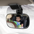 GraySnout Rear Seat Car Mirror — Safe View for Dogs & Kids