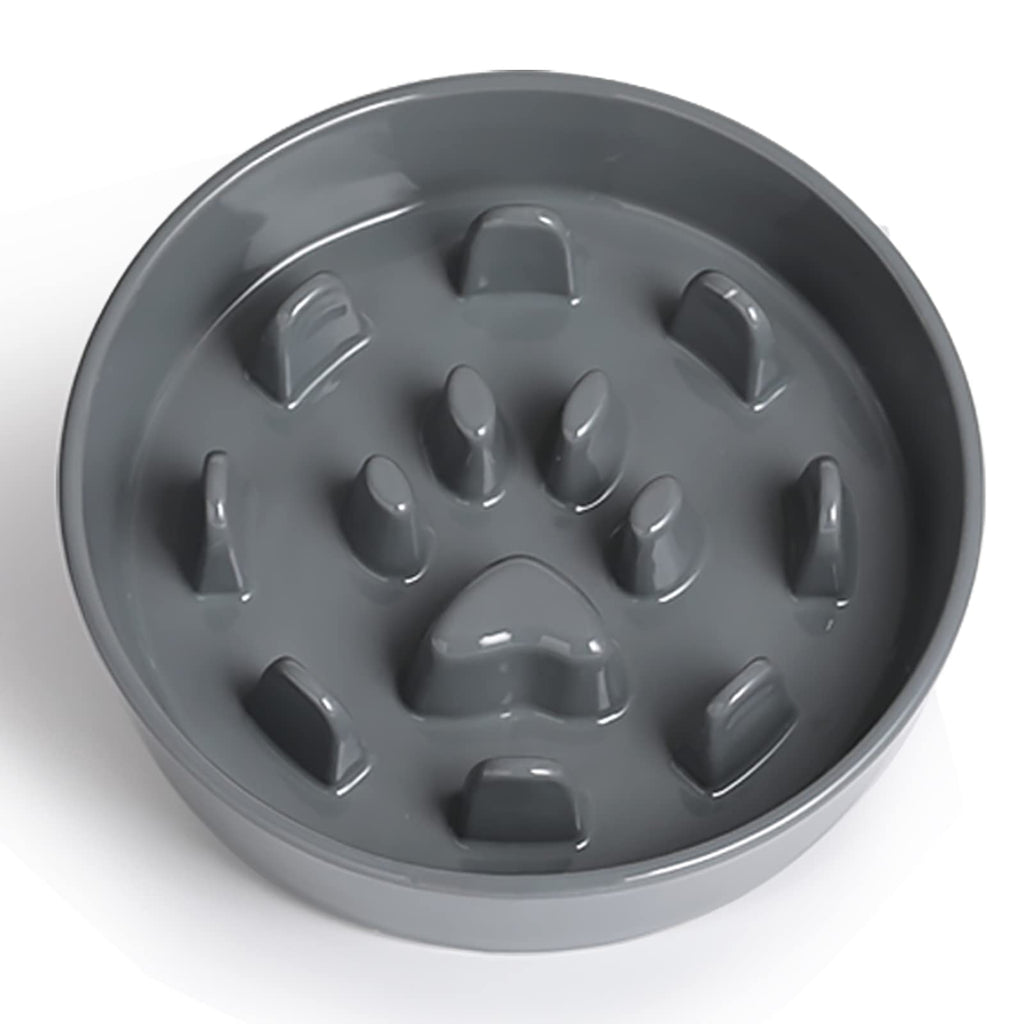 GraySnout Maze Ceramic Slow Feeder Bowl