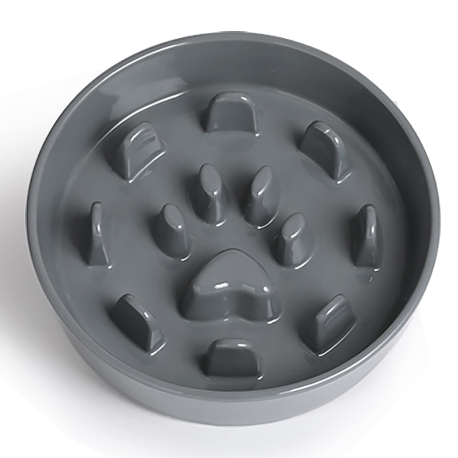 GraySnout Maze Ceramic Slow Feeder Bowl