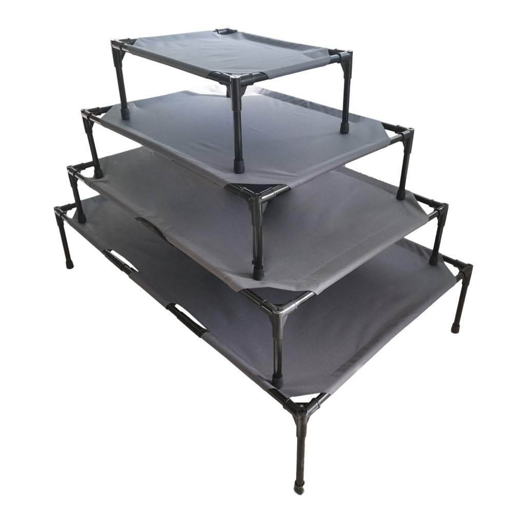GraySnout Elevated Outdoor Dog Cot Bed — Large