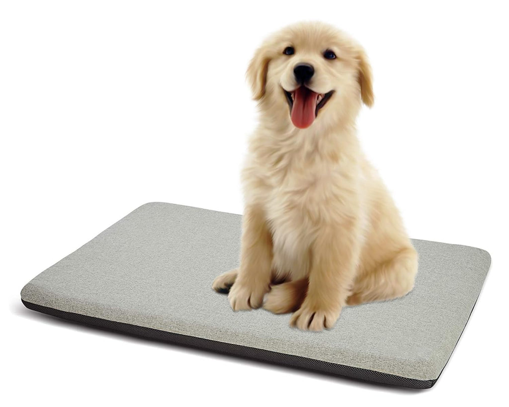 GraySnout Waterproof Memory Foam Dog Crate Pad (24x16")