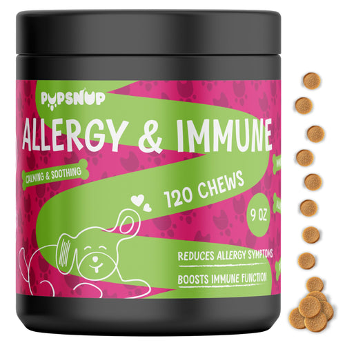 GraySnout Allergy & Immune Probiotic Chews for Dogs (120ct)