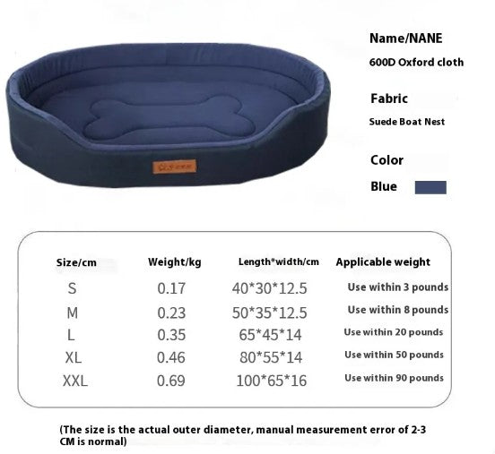 GraySnout Waterproof Polar Fleece Dog Bed