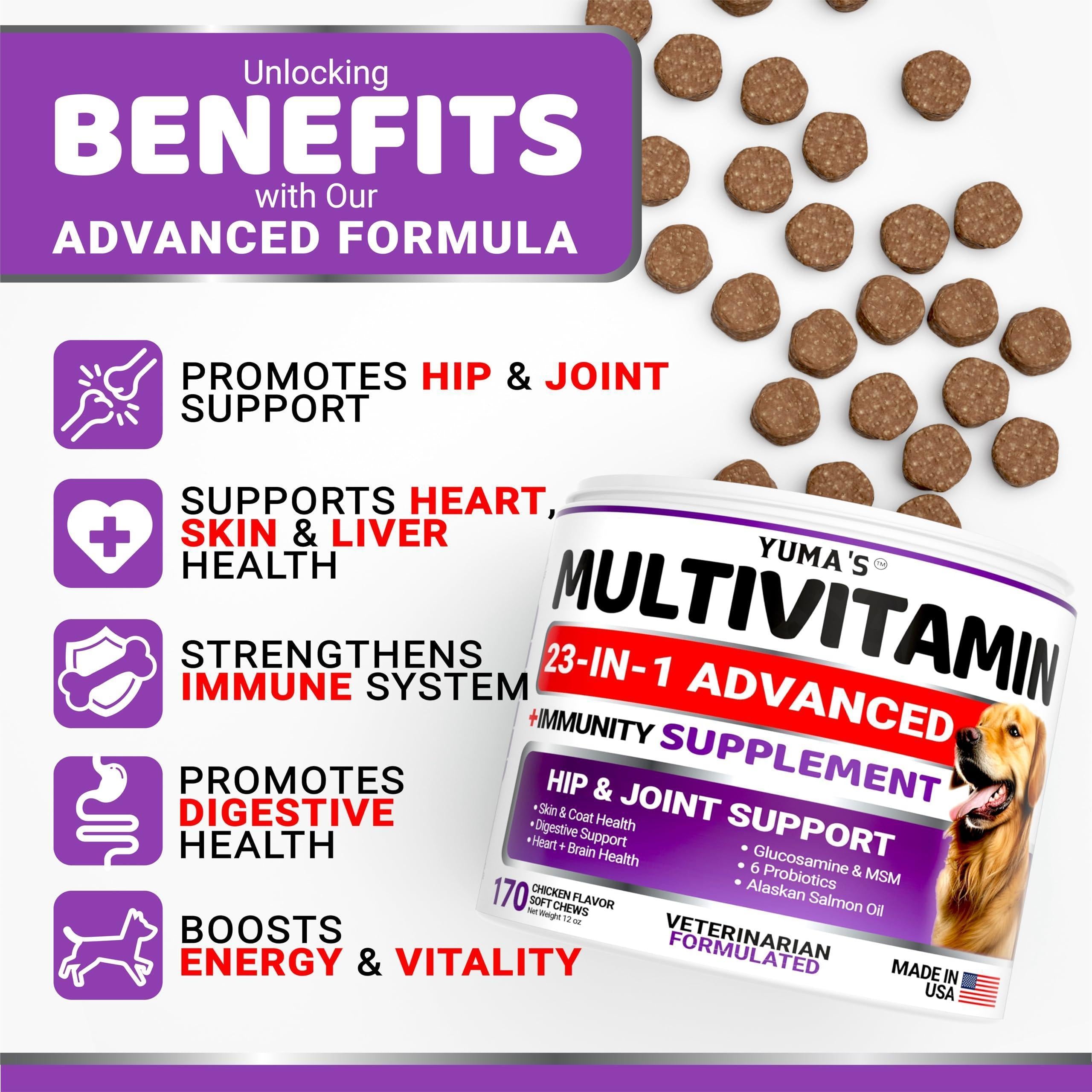 GraySnout 23-in-1 Senior Multivitamin Chews — 170 Treat Count