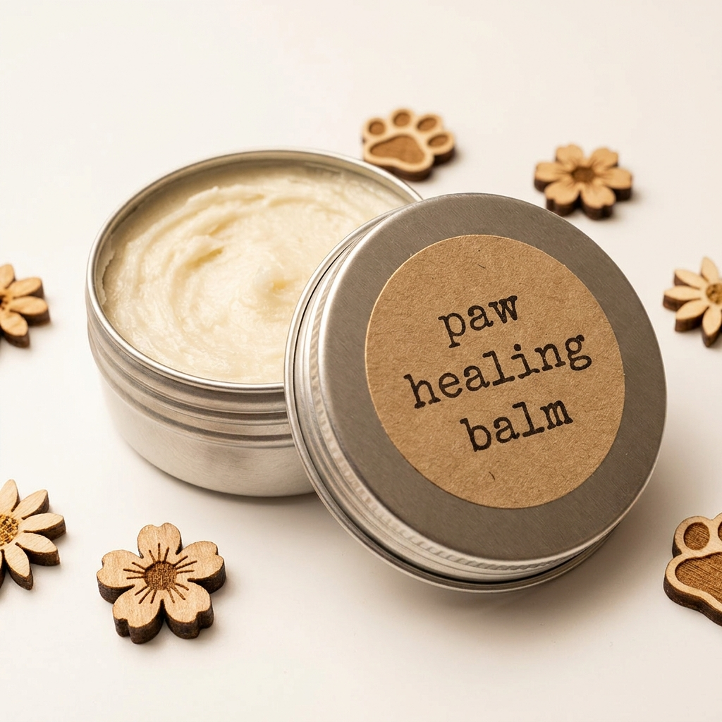 GraySnout PawSoothe Healing Balm - natural paw and nose balm for senior dogs